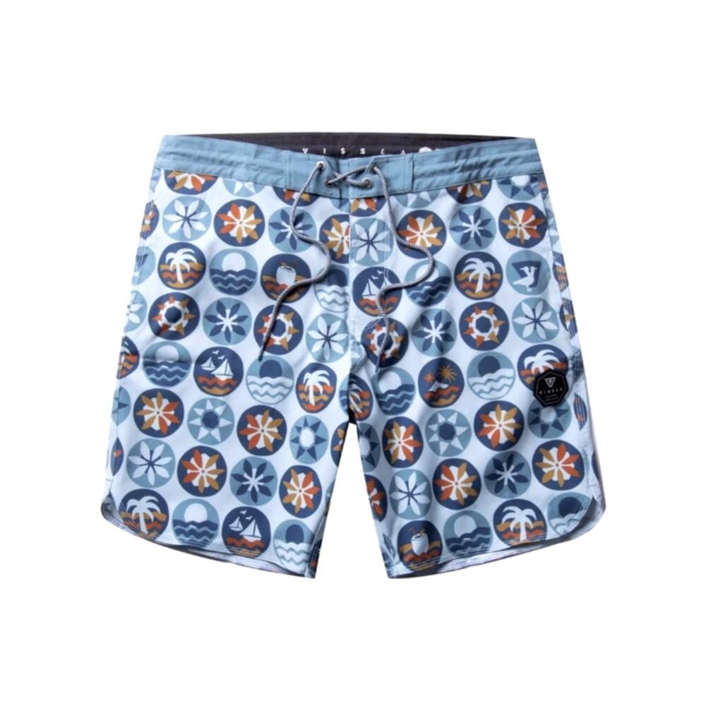 Boys Vissla Rounder 13in Boardshort Trunks Bathing Suit